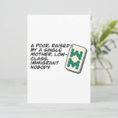 Crazy Rich Asians Mahjong scène citeert Classic Kaart (Staand voorkant)