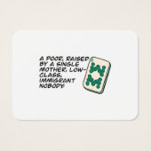 Crazy Rich Asians Mahjong scène citeert Classic Visitekaartje (Voorkant)