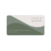 Crazy Right Now Wedding Address Etiket (Voorkant)