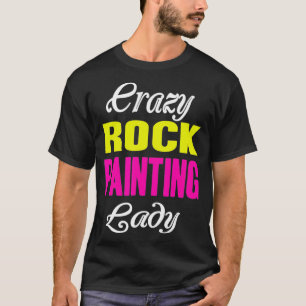 Crazy Rock schilderij dame T-shirt