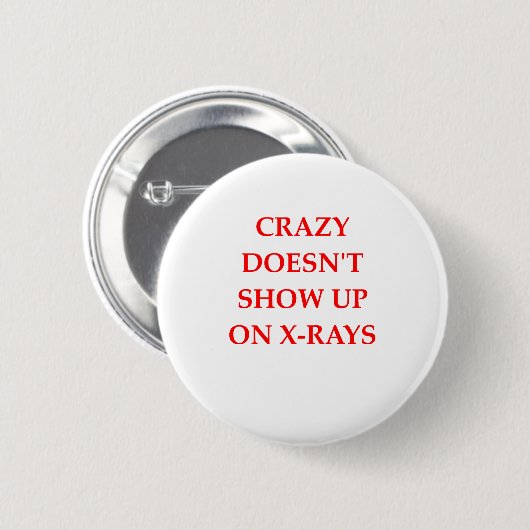 CRAZY RONDE BUTTON 5,7 CM (Voorkant /achterkant)