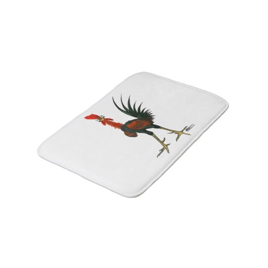 Crazy Rooster Badmat (Gekanteld)
