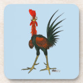 Crazy Rooster Bier Onderzetter (Voorkant)