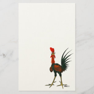 Crazy Rooster Briefpapier
