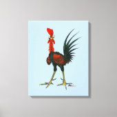 Crazy Rooster Canvas Afdruk (Voorkant)