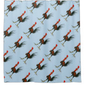 Crazy Rooster Douchegordijn (Voorkant)