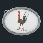 Crazy Rooster Gesp<br><div class="desc">Arme gestoorde rooster. Iemand vroeg voor de miljoenste keer waarom hij de weg overstak.</div>