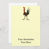 Crazy Rooster Kaart (Voorkant / Achterkant)