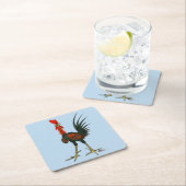 Crazy Rooster Kartonnen Onderzetters (Insitu)