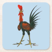 Crazy Rooster Kartonnen Onderzetters (Voorkant)