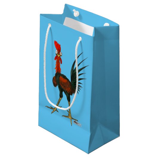 Crazy Rooster Klein Cadeauzakje (Voorkant Gekanteld)