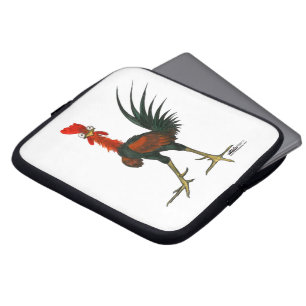 Crazy Rooster Laptop Sleeve