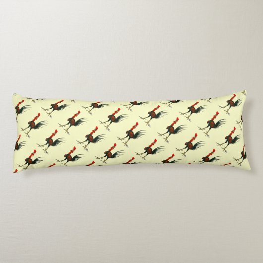 Crazy Rooster Lichaamskussen (Achterkant)