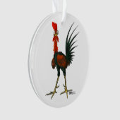 Crazy Rooster Ornament (voorkant)