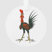 Crazy Rooster Ornament (achterkant)