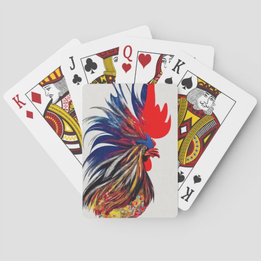 Crazy Rooster Pokerkaarten (Achterkant)