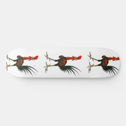 Crazy Rooster Skateboard (Horizontaal)