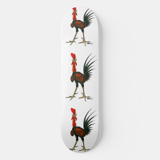 Crazy Rooster Skateboard (Voorkant)