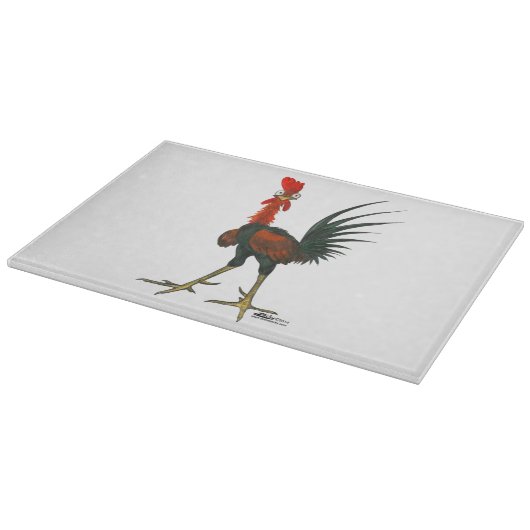 Crazy Rooster Snijplank (Hoek)