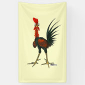Crazy Rooster Spandoek (Verticaal)