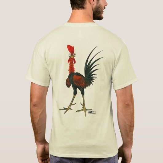 Crazy Rooster T-shirt (Achterkant)