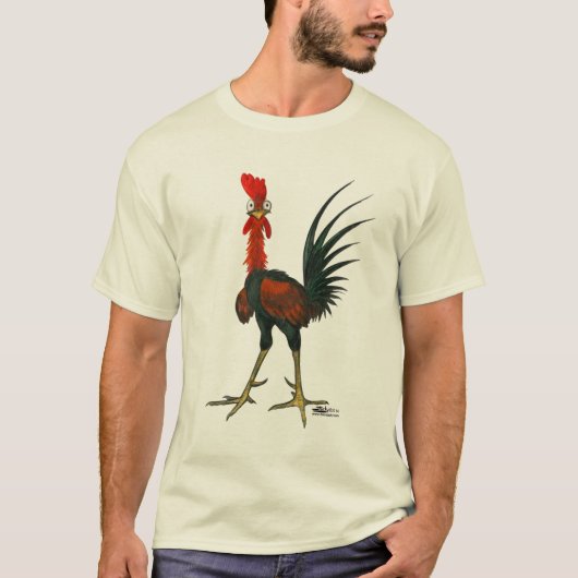 Crazy Rooster T-shirt (Voorkant)