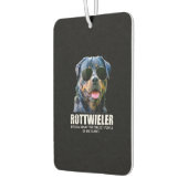Crazy Rottweiler Lover grappig cadeauidee Luchtverfrisser (Links)