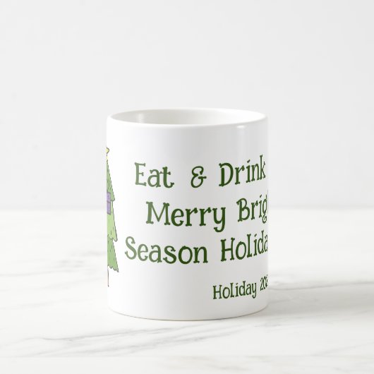 Crazy Santa Holiday Mok Quote (Center)