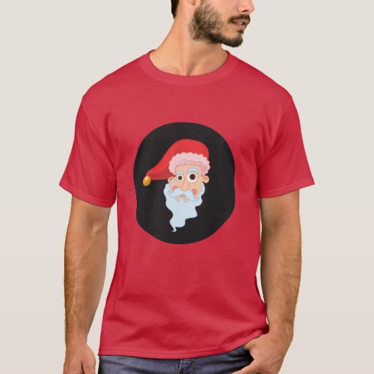 Crazy Santa T-shirt (Voorkant)