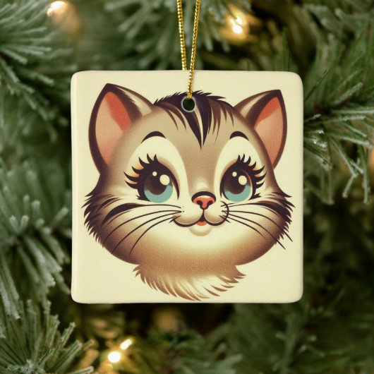 Crazy Schattigee hedendaagse mid-century stijl Kit Keramisch Ornament (Boom)