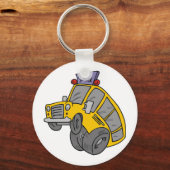 Crazy School Bus Sleutelhanger (Voorkant)