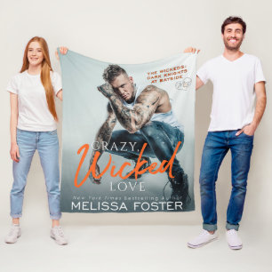 Crazy, schopte liefdesbank fleece deken