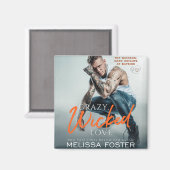 Crazy, schopte liefdesmagneet magneet (Voorkant / Achterkant)