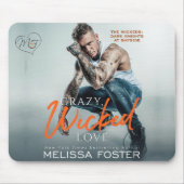 Crazy, schopte liefdespoot muismat (Voorkant)