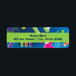 Crazy Science Verjaardagsfeest Uitnodigingslabels Etiket<br><div class="desc">Crazy Science Verjaardagsfeest Uitnodigingslabels. Overeenkomende artikelen in mijn winkel. Aanpassen met elke tekst.</div>