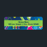 Crazy Science Verjaardagsfeest Uitnodigingslabels Etiket<br><div class="desc">Crazy Science Verjaardagsfeest Uitnodigingslabels. Overeenkomende artikelen in mijn winkel. Aanpassen met elke tekst.</div>