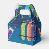 Crazy Science Wetenschapper Verjaardagsfeestje Fav Bedankdoosjes (Achterkant)