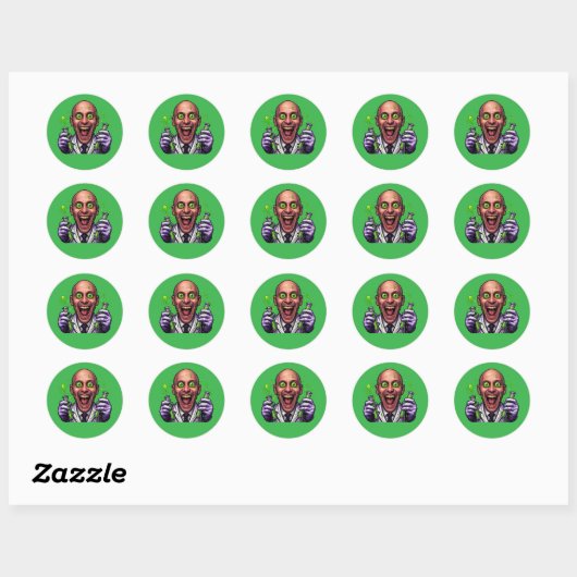 Crazy Scientist Sticker (Vel)