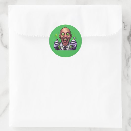Crazy Scientist Sticker (Tas)