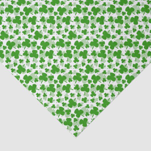 Crazy Shamrock Tissuepapier (Detail)