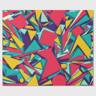 Crazy Shapes Wrapping Paper Cadeaupapier