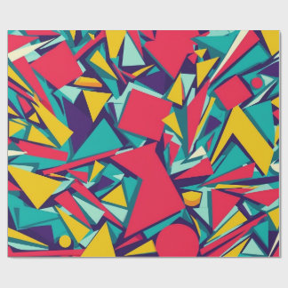Crazy Shapes Wrapping Paper Cadeaupapier