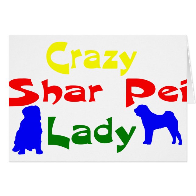 CRAZY SHAR PEI LADY (Voorkant Horizontaal)