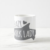 Crazy Shark Lady Koffiemok (Center)