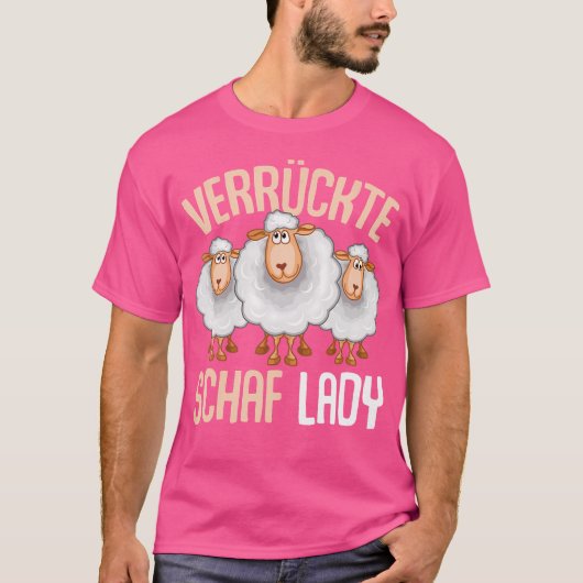 Crazy Sheep Lady Sheep T-shirt (Voorkant)