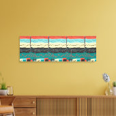 Crazy Sheet Music van Shirley Taylor Canvas Afdruk (Insitu (Woonkamer))