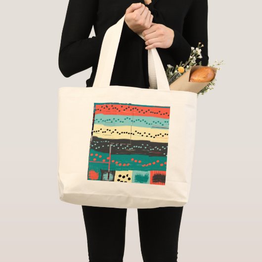 Crazy Sheet Music van Shirley Taylor Grote Tote Bag (Voorkant (product))