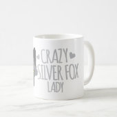 Crazy Silver Fox Koffiemok (Voorkant rechts)