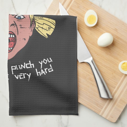 Crazy Sister Theedoek (Quarter Fold)