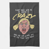 Crazy Sister Theedoek (Verticaal)